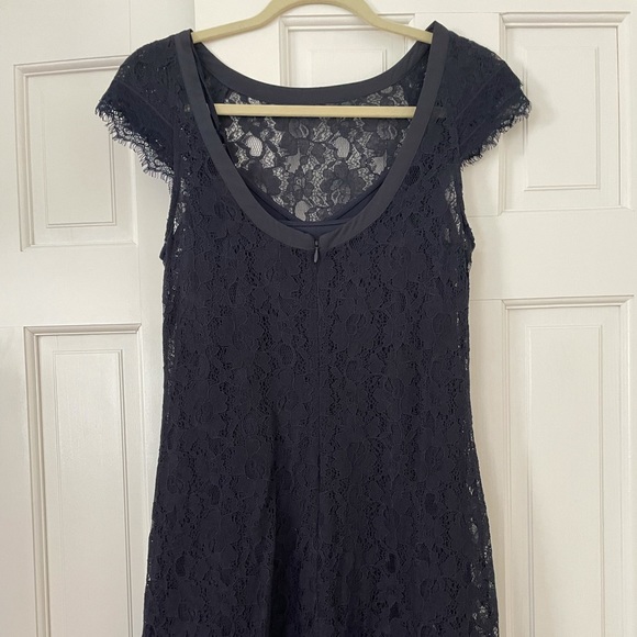 Jessica Navy Blue Lace